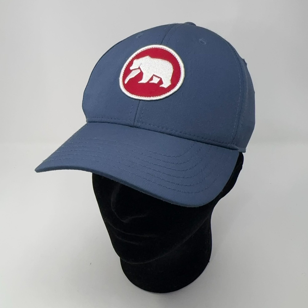 The Normal Brand Hat Bear‎ Patch Performance Cap Navy Blue Adjustable OSFM